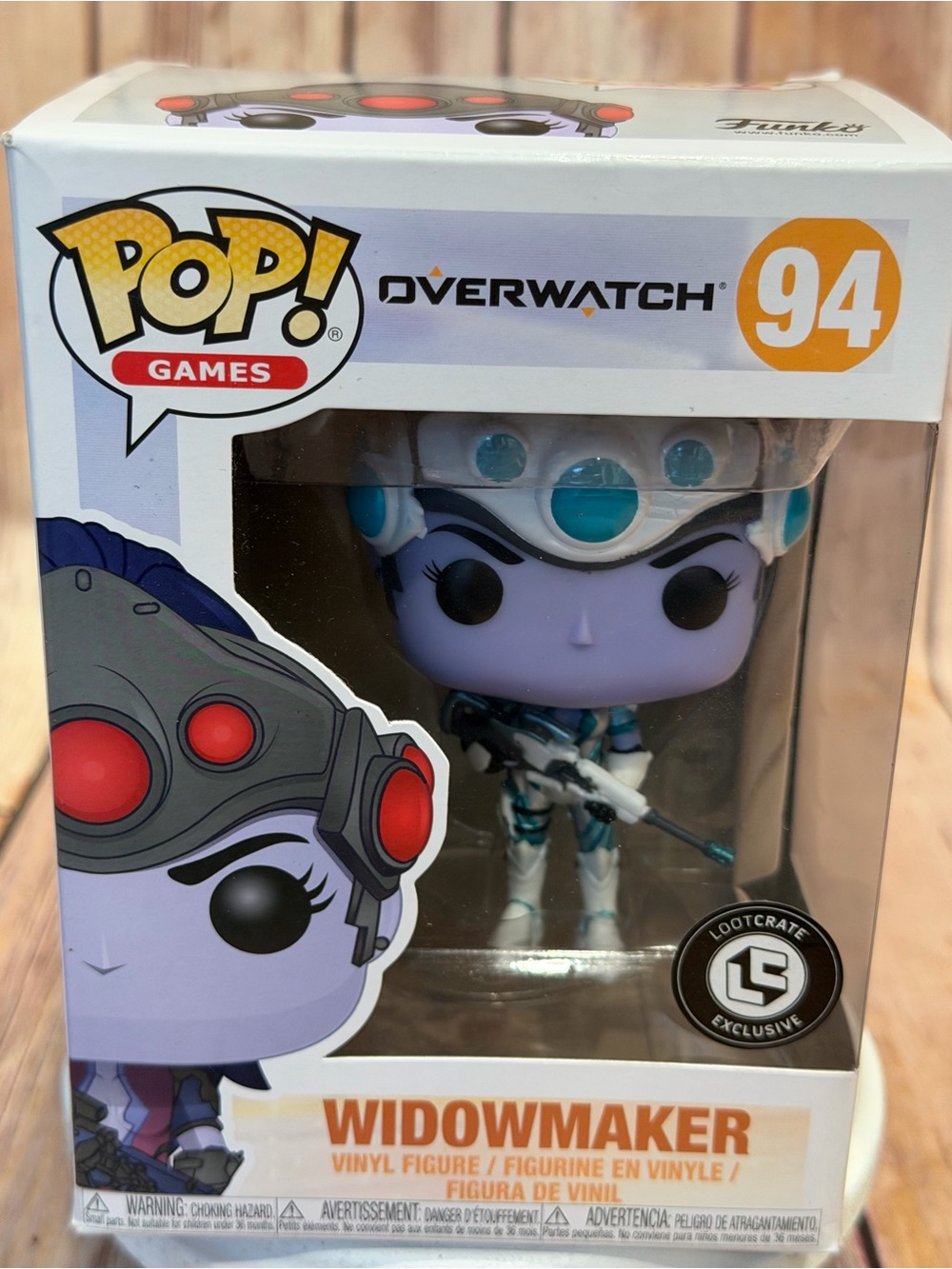 Funko Overwatch Widowmaker Vinyl Figure - Purple & Teal Accents